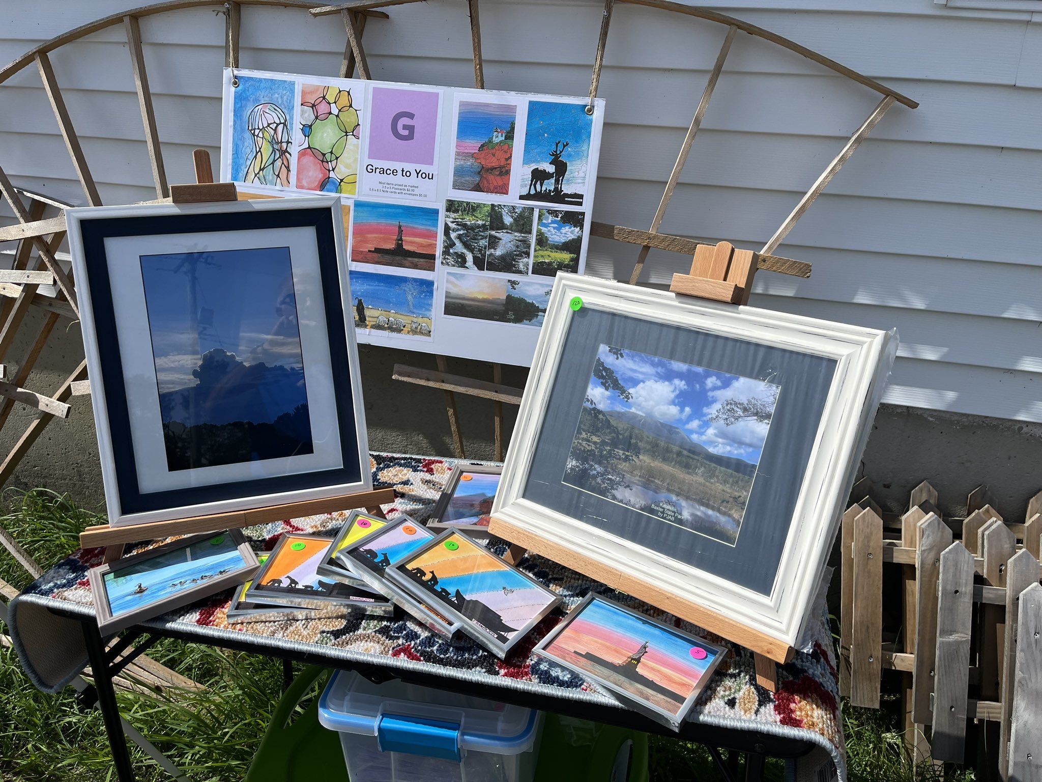 John painting in studio